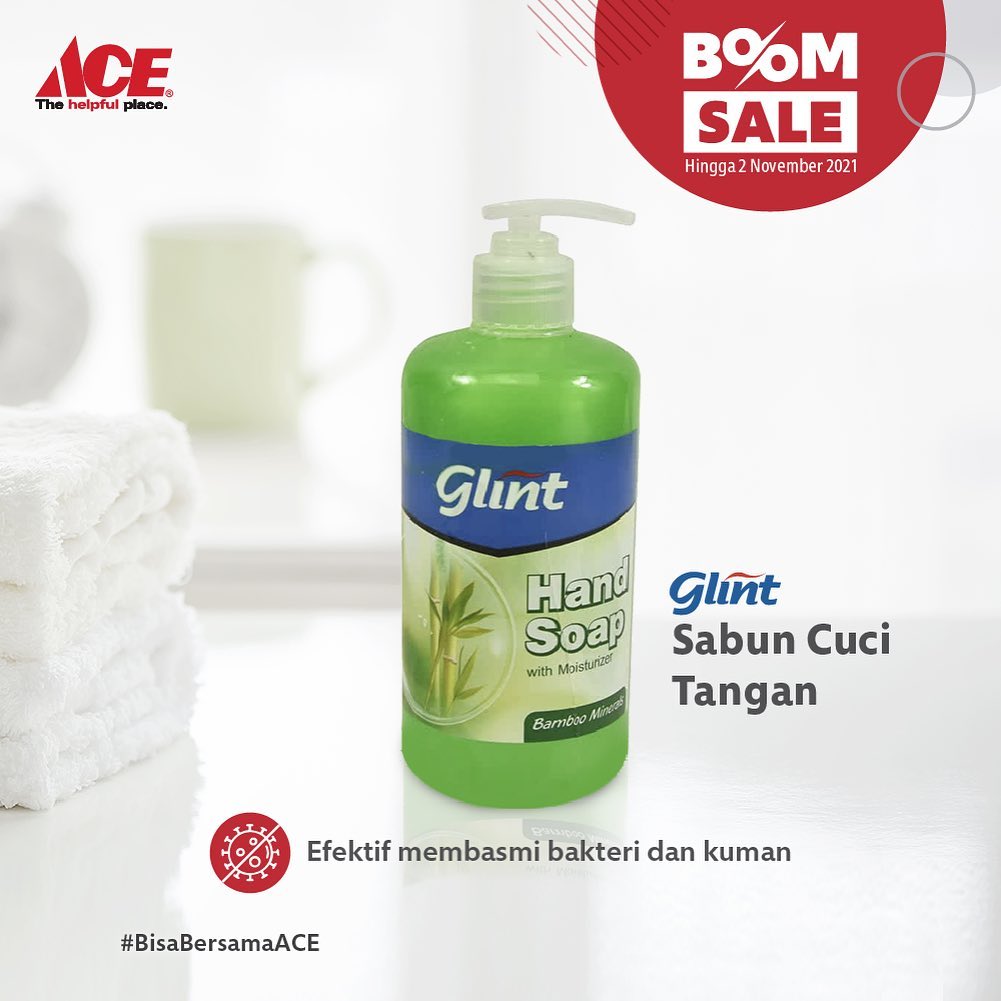  Boom Sale Glint Hand Washing Soap at Ace Hardware October 2021