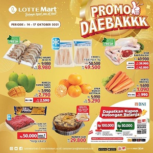  Promo Daebakkk Shrimp and Kampung Chicken at Lotte Mart October 2021