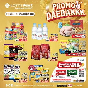  Daebakkk Premium Rice & Le Mineral Water Promo at Lotte Mart October 2021