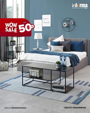  WOW Sale Promo Up to 50% Lois Bed at Informa October 2021