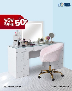  Wow Sale Up to 50% Belle Dressing Table at Informa October 2021
