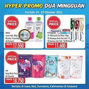  Hyper Promo Toothpaste & Body Wash at Hypermart October 2021