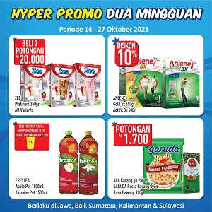  Hyper Promo for Apple Packaged Milk & Frestea at Hypermart October 2021