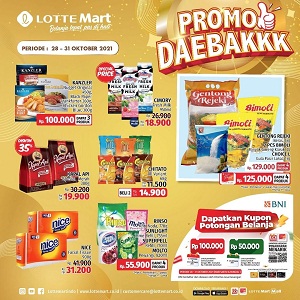  Promo Daebak Rice Gentong Fortune at Lotte Mart October 2021