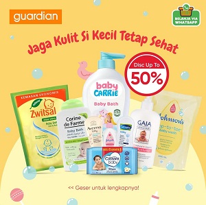  Your Little One's Skin Products Discount Up to 50% at Guardian November 2021