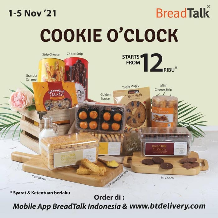  Cookie O'Clock Promotion From Breadtalk November 2021
