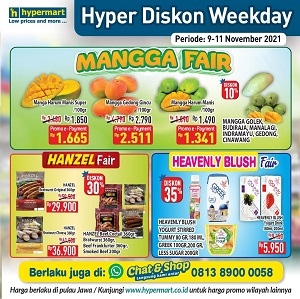  Hyper Diskon Mangga Fair di Hypermart November 2021
