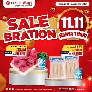  Promo Sale Bration Rendang Meat at Lotte Mart November 2021