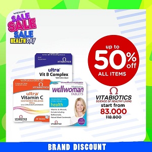  Vitabiotics All Items Up to 50% Discount at Watsons November 2021