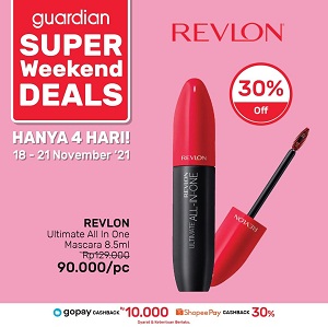  Revlon Ultimate All In One Mascara 8.5ml Deals 30% Off at Guardian November 2021