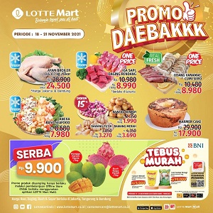  Promo Daebak Ayam & Daging Segar di Lotte Mart November 2021