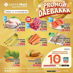  Meat, Chicken & Vegetable Daebak Promo at Lotte Mart November 2021