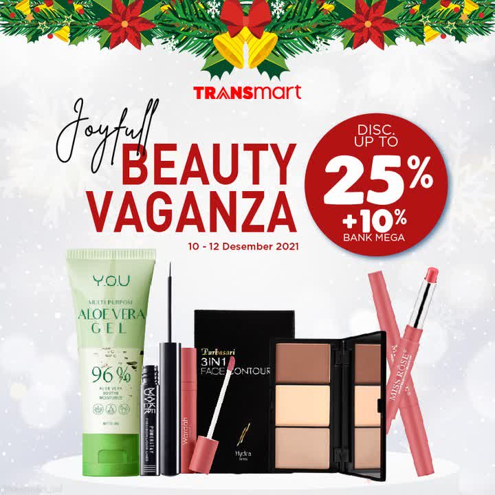  Beauty Vaganza Up to 25% Discount at Transmart December 2021