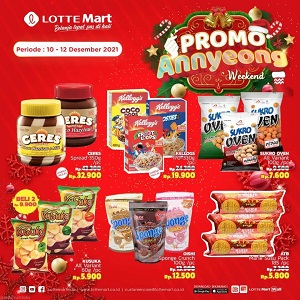  Annyeong Snack & Chocolate Jam Promo at Lotte Mart December 2021