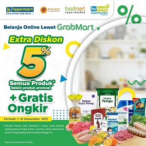  Online Shopping Many Discounts at Hypermart December 2021