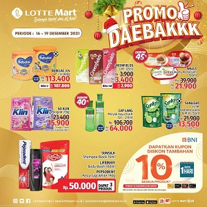  Daebakk Walls Ice Cream & So Klin Detergent Promo at Lotte Mart December 2021