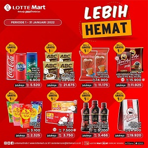 Promo Soft Drink & Coffee Packages Save More at Lotte Mart January 2022