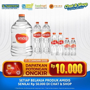  Shop for Amidis Products Get Rp 10,000 Off Shipping at Hypermart January 2022