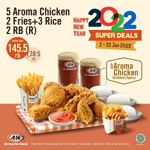 Super Deals Starting From 145.5K at AW Restaurant January 2022