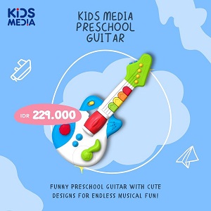  Preschool Guitar Promo Only IDR 229,000 at Kidz Station January 2022