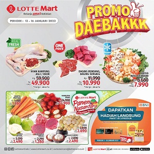 Promo Daebak Daging & Ayam di Lotte Mart Januari 2022